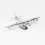 Коллекционная модель-конструктор Metal Time Spruce Goose Airplane Самолет MT081 