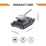 Коллекционная модель-конструктор Metal Time World of Tanks танк AMX-13/75 MT068 Коллекционная модель-конструктор Metal Time World of Tanks танк AMX-13/75 MT068