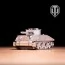 Колекційна модель-конструктор Metal Time World of Tanks танк M4 Sherman MT070