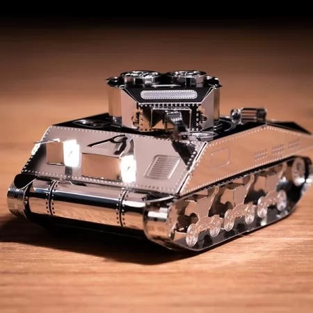 Колекційна модель-конструктор Metal Time World of Tanks танк M4 Sherman MT070