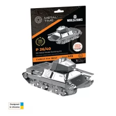 Коллекционная модель-конструктор Metal Time World of Tanks танк P 26/40 MT062 