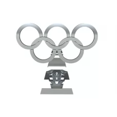 Коллекционная модель-конструктор Metal Time Олимпийские кольца Rings of Strength MT021Y 