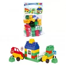 Конструктор город Technok Toys 44 детали пластиковый Конструктор город Technok Toys 44 детали пластиковый