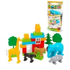 Конструктор Technok Toys Ферма 40 элементов пластиковый Конструктор Technok Toys Ферма 40 элементов пластиковый