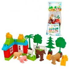 Конструктор Technok Toys Ферма 45 элементов пластиковый Конструктор Technok Toys Ферма 45 элементов пластиковый
