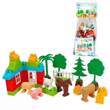 Конструктор Technok Toys Ферма 45 елементів пластиковий