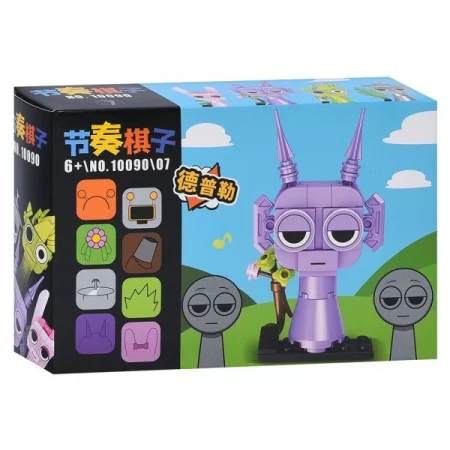 Блочный конструктор BabyToys 10090 с фигурками, набор 16 штук