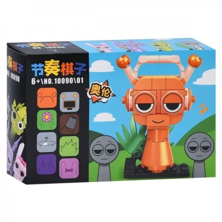Блочный конструктор BabyToys 10090 с фигурками, набор 16 штук