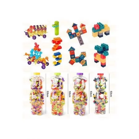 Блоковий конструктор BabyToys 111-4 різні кольори від 3 років