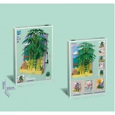 Блочный конструктор BabyToys 112-4 Картина с цветами для девочек