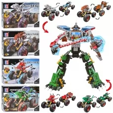 Конструктор машинка-монстр BabyToys 123-338-41, 116-143 детали Конструктор машинка-монстр BabyToys 123-338-41, 116-143 детали
