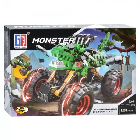 Конструктор машинка-монстр BabyToys 123-338-41, 116-143 деталі Конструктор машинка-монстр BabyToys 123-338-41, 116-143 деталі