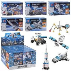 Конструктор космос 2в1 BabyToys, 44–54 детали, 5 видов