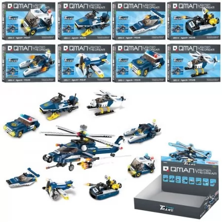 Конструктор полиция BabyToys 1801, 45 деталей, от 3 лет