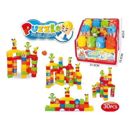 Блочный конструктор BabyToys 3026 в сумке для детей от 3 лет