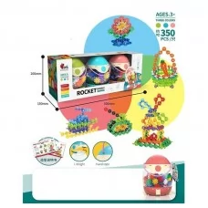 Игольчатый конструктор BabyToys 303-24, 350 деталей