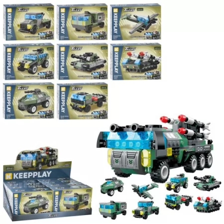 Конструктор военный BabyToys 42207, 8 в 1, 55 деталей