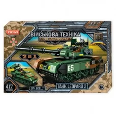 Конструктор танк Teko 49551 Leopard 2 Ozelot 417 деталей Конструктор танк Teko 49551 Leopard 2 Ozelot 417 деталей