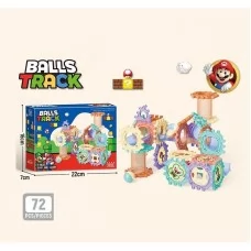 Конструктор блочный BabyToys 555-65 72 детали с наклейками