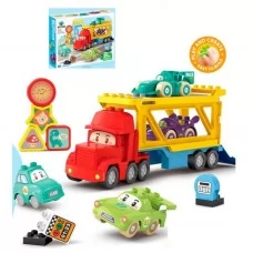 Конструктор детский BabyToys 5589 трейлер машинки 36 деталей