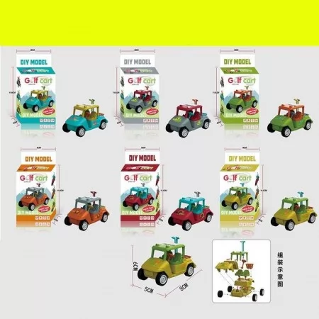 Конструктор машинка BabyToys 589-16 пластиковий мікс