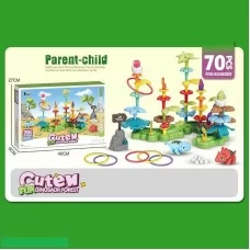 Блочный конструктор BabyToys 589-2 из 70 деталей для детей