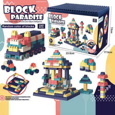 Блочный конструктор BabyToys 6260 A 260 деталей для детей