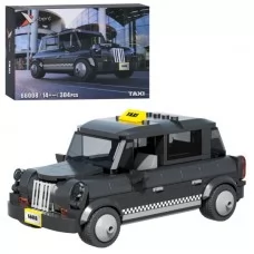 Конструктор 66008 авто серія, машина, таксі, 15см, 304дет, в кор-ці, 28-20-5см