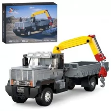Конструктор 66023 вантажівка, спецтехніка/автокран, 350дет, в кор-ці, 25-19-6см