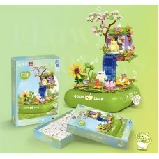 Конструктор блочный цветы BabyToys 661007 от 3 лет