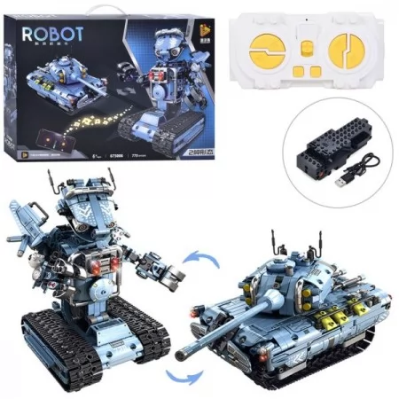 Конструктор танк-робот BabyToys 675006 с радиоуправлением