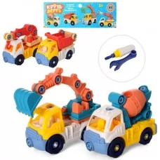Конструктор стройтехника BabyToys 6866 на шурупах 2шт Конструктор стройтехника BabyToys 6866 на шурупах 2шт