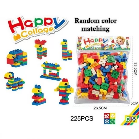 Блочный конструктор BabyToys 7026 разноцветный для детей от 3 лет