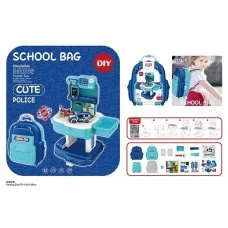 Конструктор полиция BabyToys 8416 P, 204 элемента, рюкзак Конструктор полиция BabyToys 8416 P, 204 элемента, рюкзак