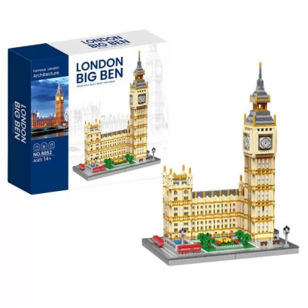 Конструктор 8852 London Big Ben, 24-16-в33,5см, міні-блоки, в коробці, 28,5-25-6см