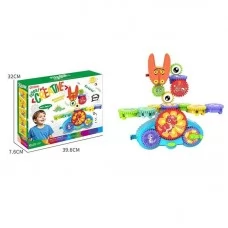 Конструктор шестеренки BabyToys 88901 с платформой на батарейках
