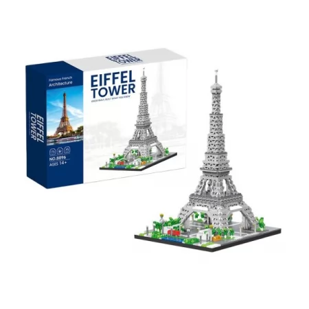 Конструктор 8896 Eiffel Tower, 28-24-в42см, міні-блоки, в коробці, 38-28-5,5см