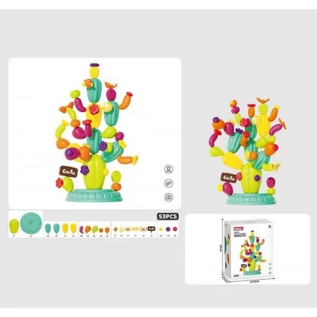 Блочний конструктор BabyToys 954 квітка 53 деталі