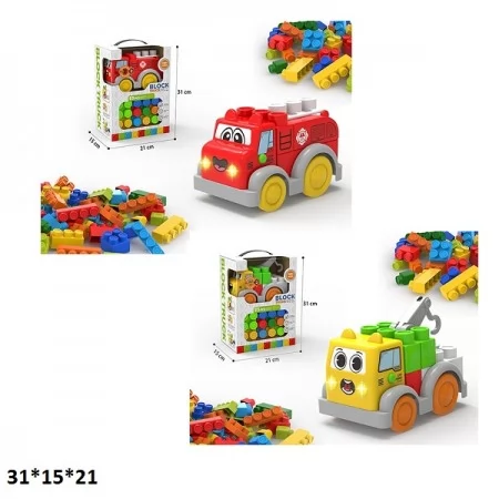 Конструктор машинок BabyToys 9904B со светом и музыкой