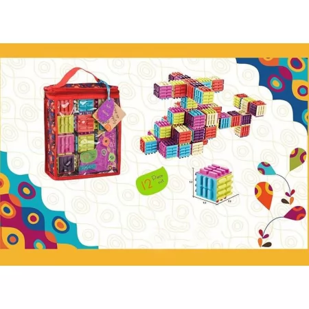 Конструктор кульковий BabyToys 9929 E 12 елементів у сумці