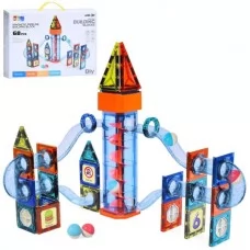 Магнитный конструктор-лабиринт BabyToys 9935B, 68 деталей, на батарейках Магнитный конструктор-лабиринт BabyToys 9935B, 68 деталей, на батарейках