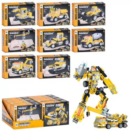 Конструктор строительная техника BabyToys BB054 83 детали