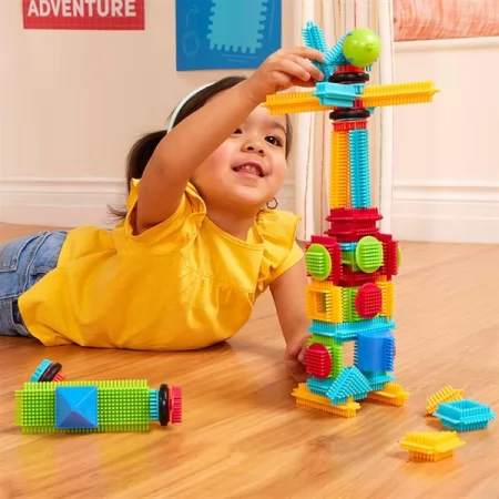 Конструктор Battat Bristle Blocks Строитель 56 деталей BT3070Z Конструктор Battat Bristle Blocks Строитель 56 деталей BT3070Z