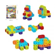 Блочный конструктор BabyToys C 2717-09, разные цвета, от 3 лет