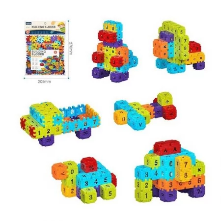 Блочный конструктор BabyToys C 2717-09, разные цвета, от 3 лет