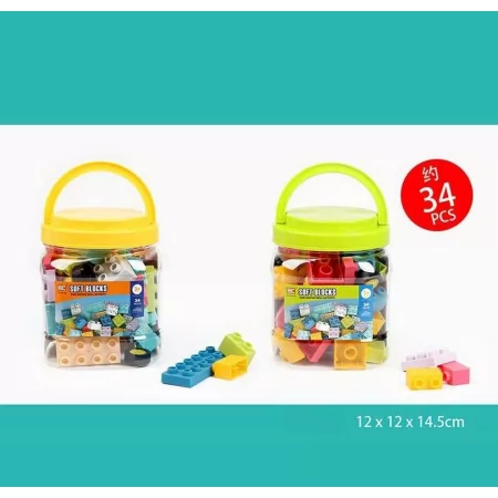 Блочний конструктор BabyToys HC 039-04, 34 деталі, від 3 років