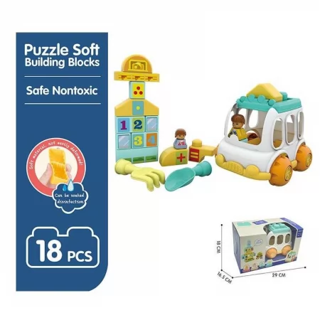 Блочный конструктор BabyToys HG 1742 из 18 элементов