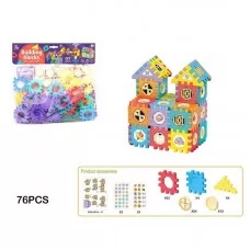Конструктор замок BabyToys HL 11, 76 деталей з наклейками Конструктор замок BabyToys HL 11, 76 деталей з наклейками