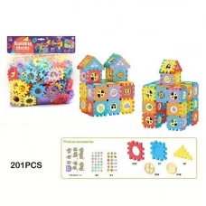 Конструктор замок BabyToys HL 14, 201 деталь з наклейками Конструктор замок BabyToys HL 14, 201 деталь з наклейками