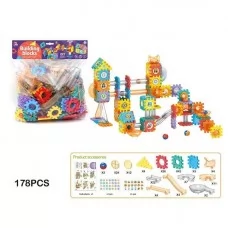Конструктор замок BabyToys HL 25, 178 деталей з наклейками Конструктор замок BabyToys HL 25, 178 деталей з наклейками